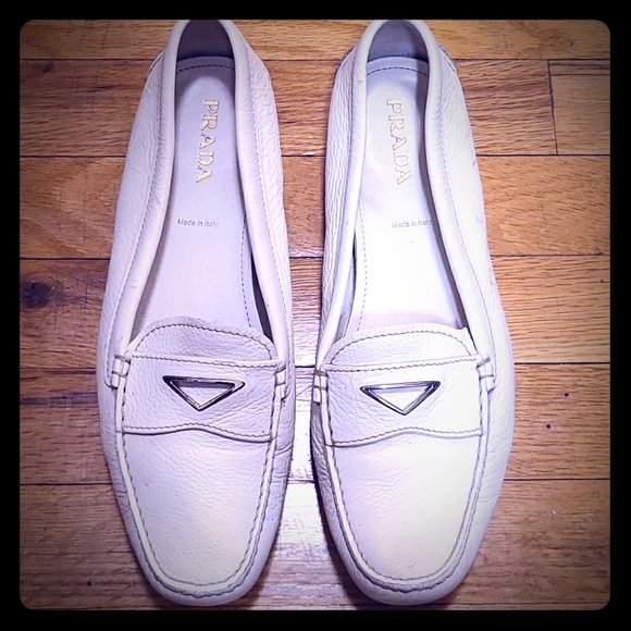 PRADA white loafers - Picture 2 of 7